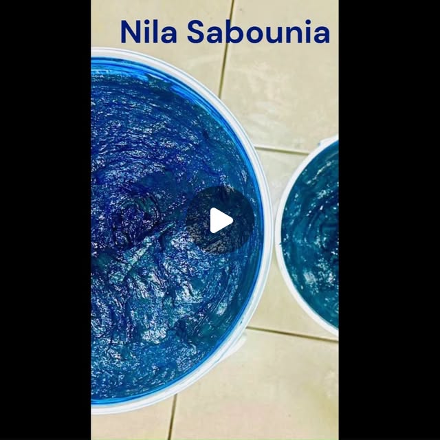 Traditional Blue Nila Sabounia Exfoliating Soap