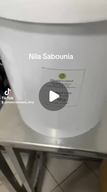 Moroccan Nila Sabounia Traditional Black Soap from the Sahara